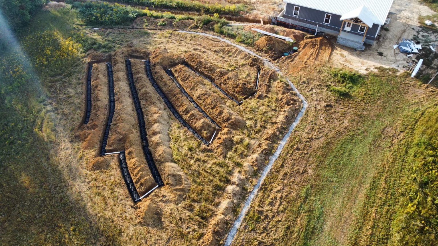 Install with Interceptor Drain